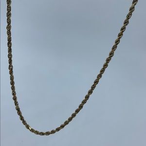 14k gold chain (20” chain, 4mm)